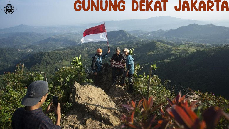 gunung dekat Jakarta